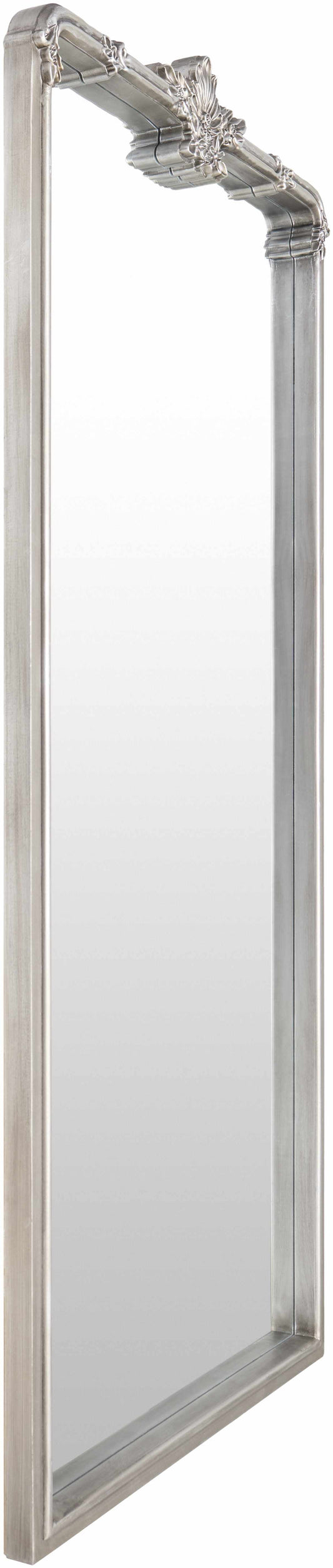 Filettole Mirror | Crowned Arch Silver-Gray Frame