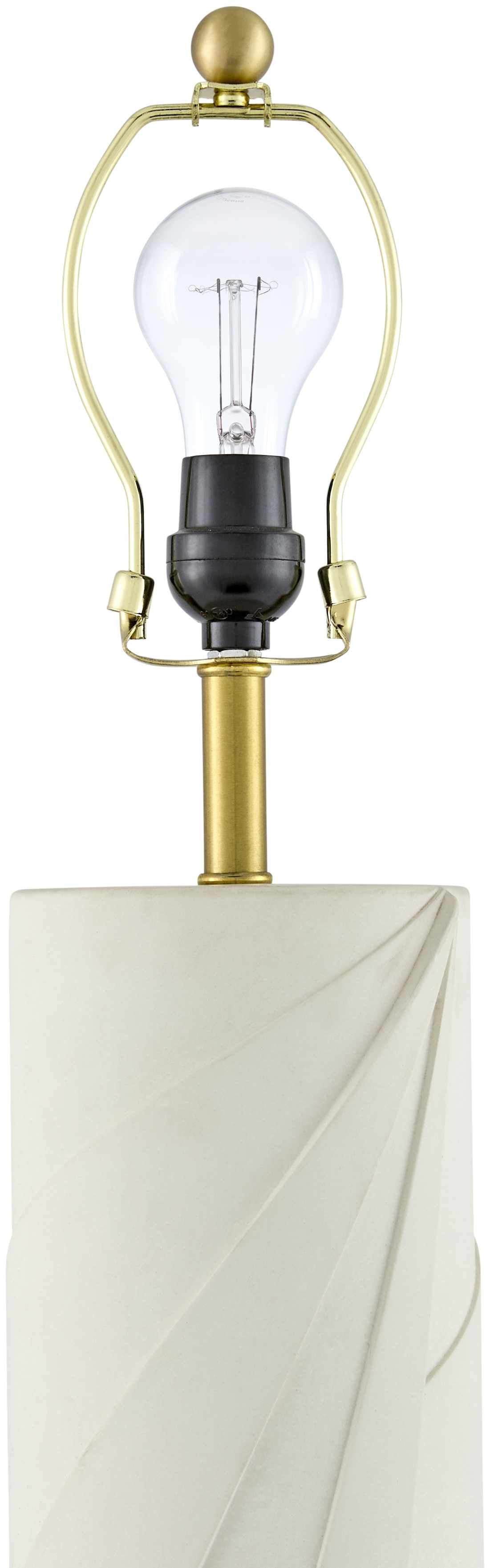 Riachuelo Table Lamp | Concrete Base & Cotton Shade