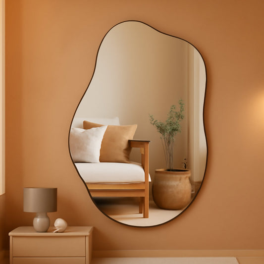 Frameless Cloud Mirror | Asymmetric Float Glass
