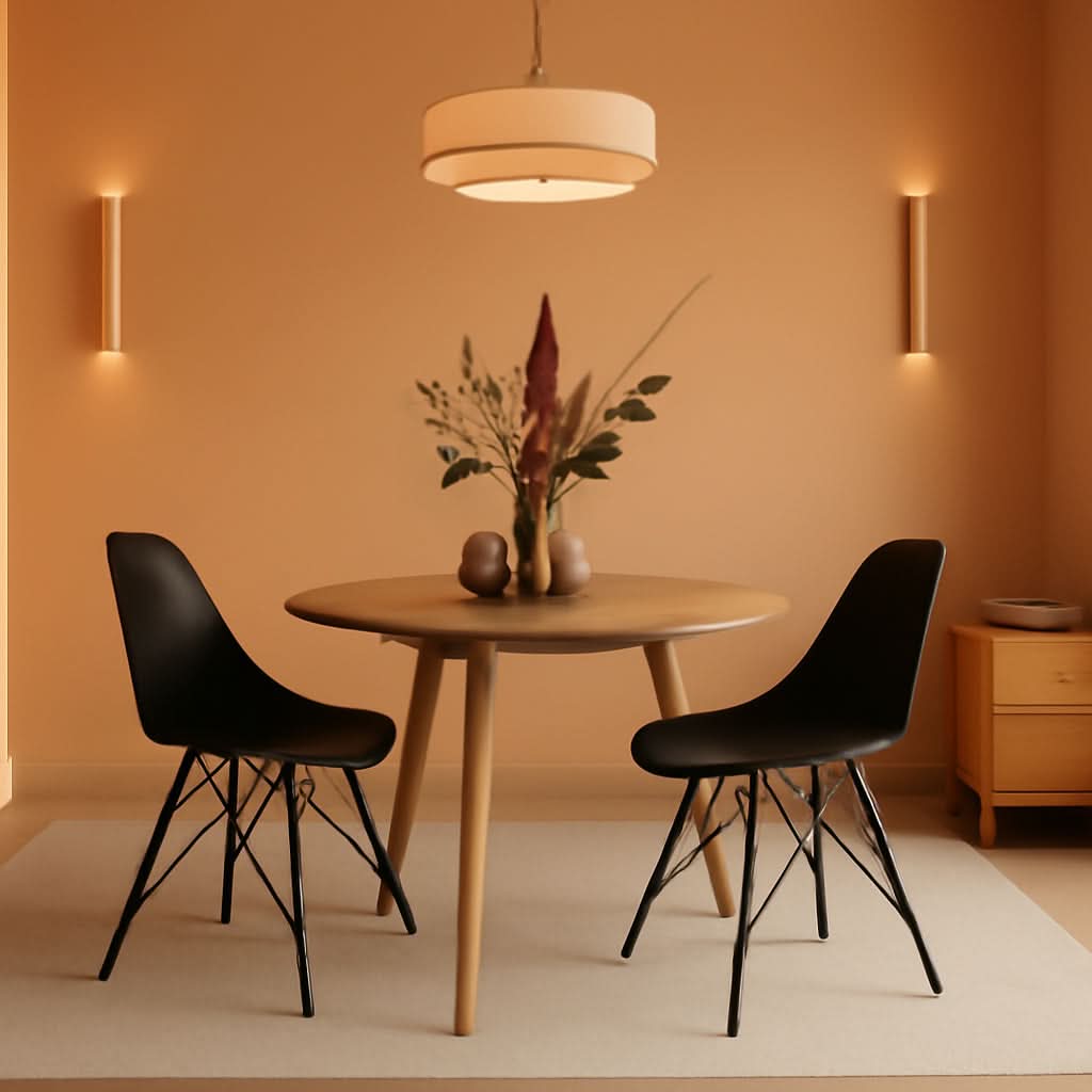 Vesper Drum Chandelier | Four-Light Antique Brass & Fabric