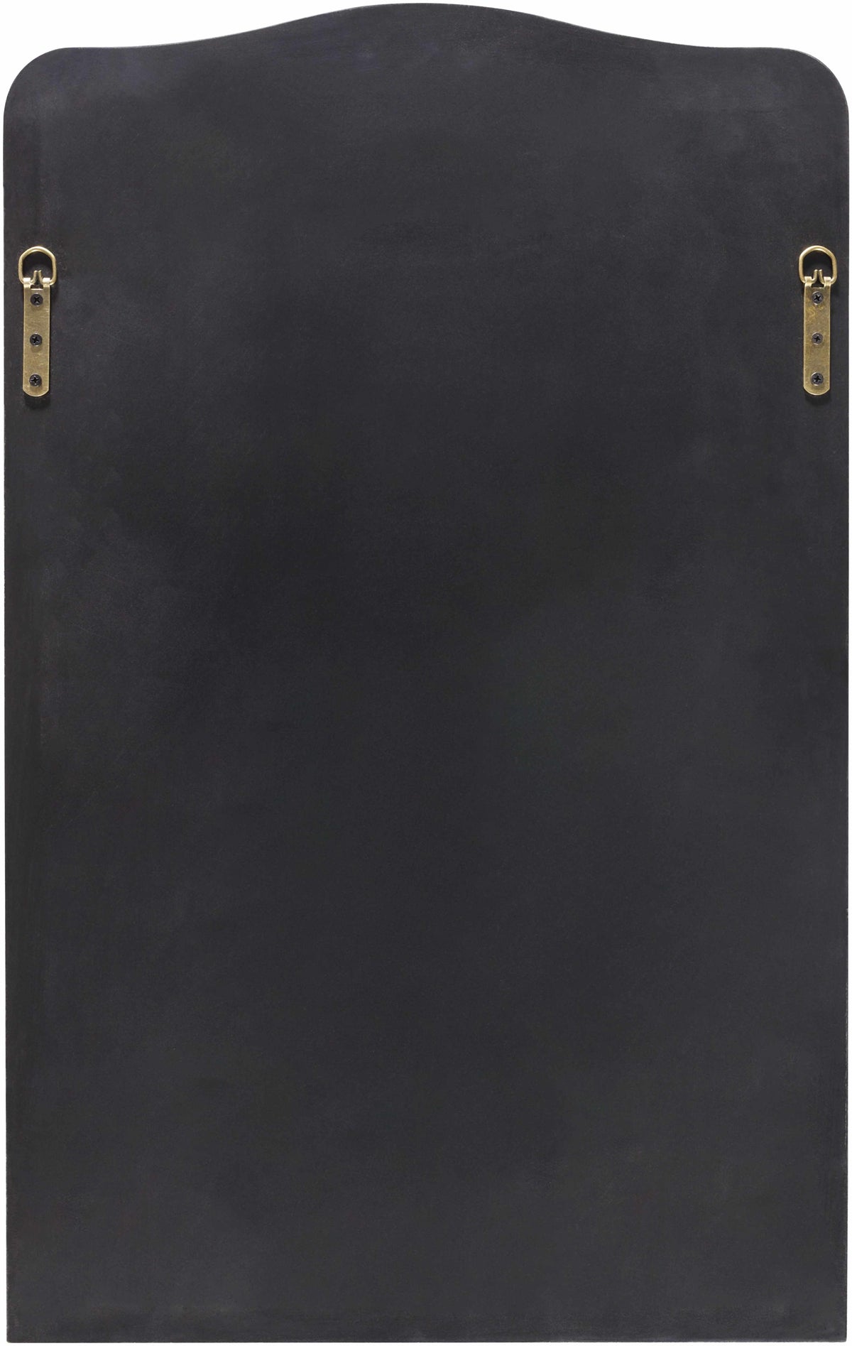Haarsteeg Arched Wall Mirror | Black Crowned Frame