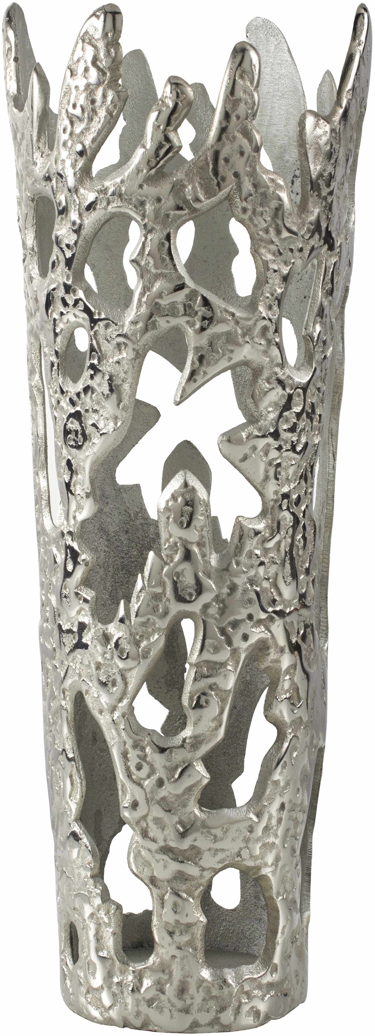 Kortessem Vase | Silver-Gray Aluminum