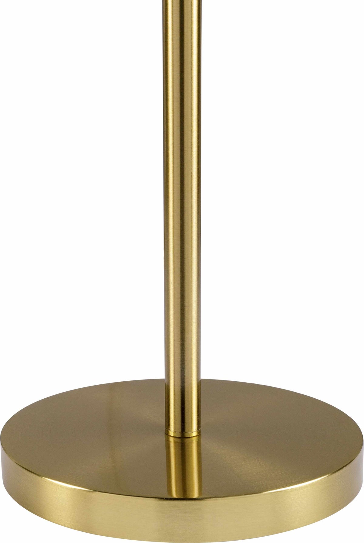 Leninskiy Floor Lamp | Brass & Cotton Taper Shade