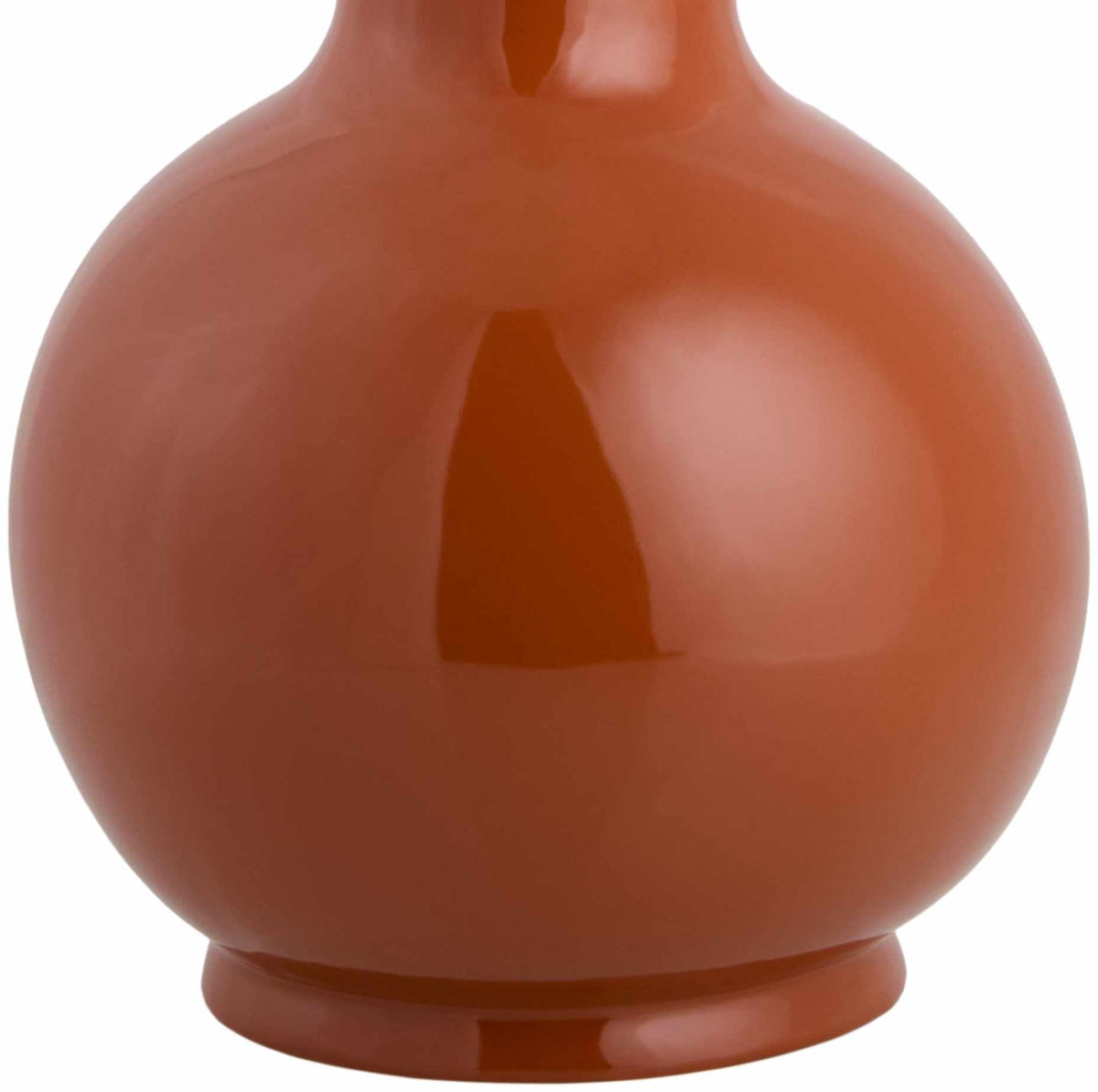 Pojezerje Table Lamp | Terracotta Ceramic & Scalloped Rattan Shade
