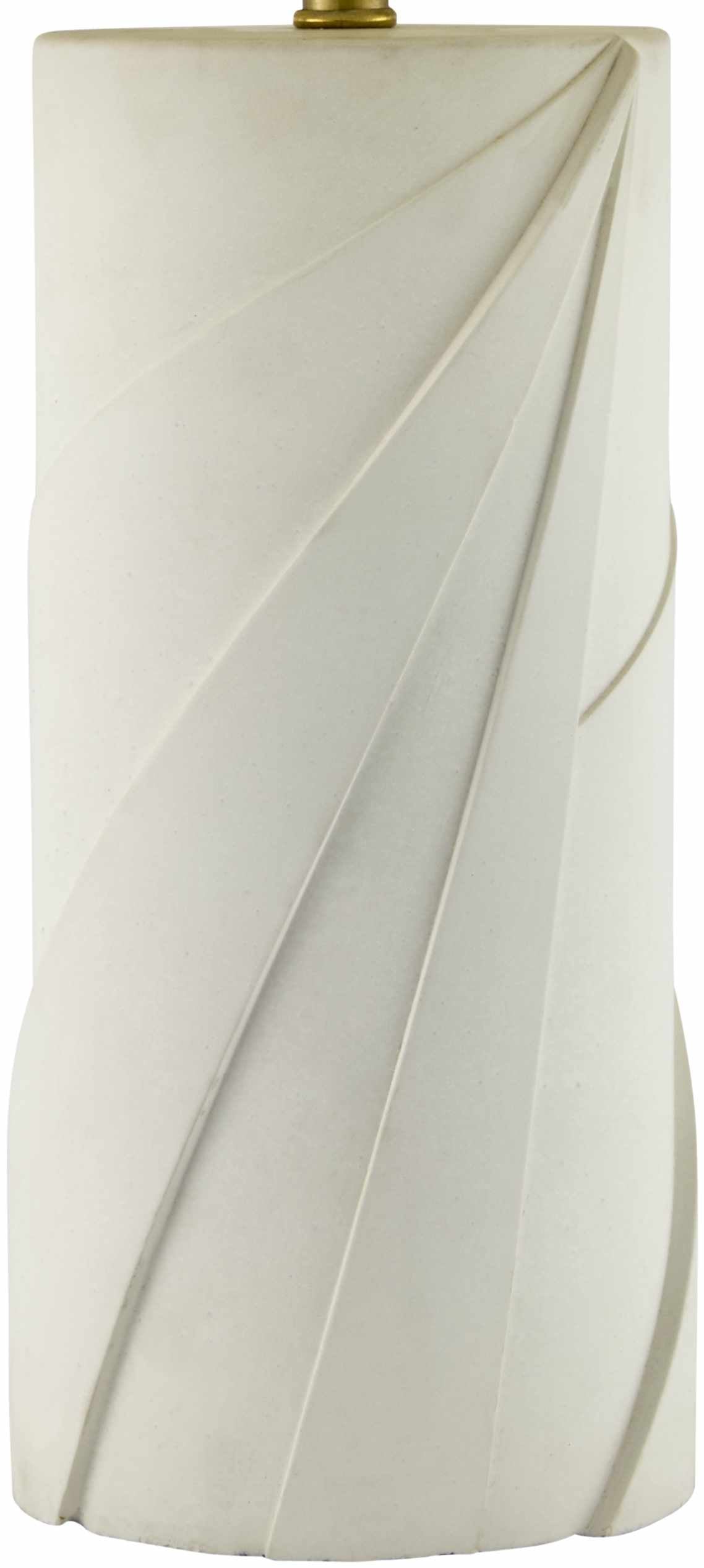 Riachuelo Table Lamp | Concrete Base & Cotton Shade