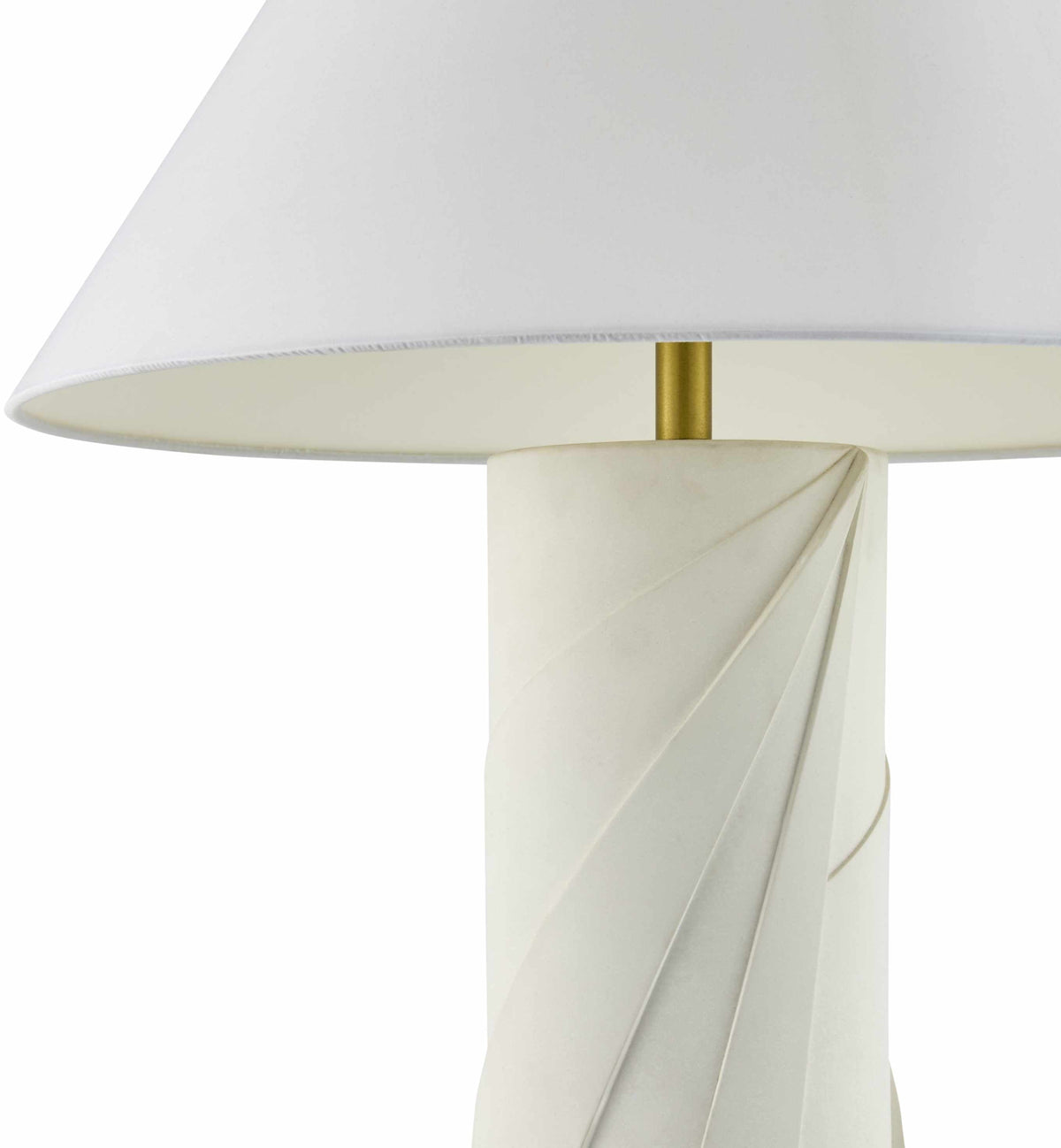 Riachuelo Table Lamp | Concrete Base & Cotton Shade