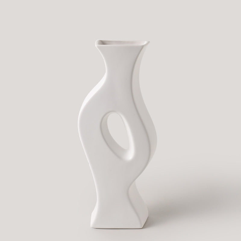 Nordic White Porcelain | Glazed Vases & Accents