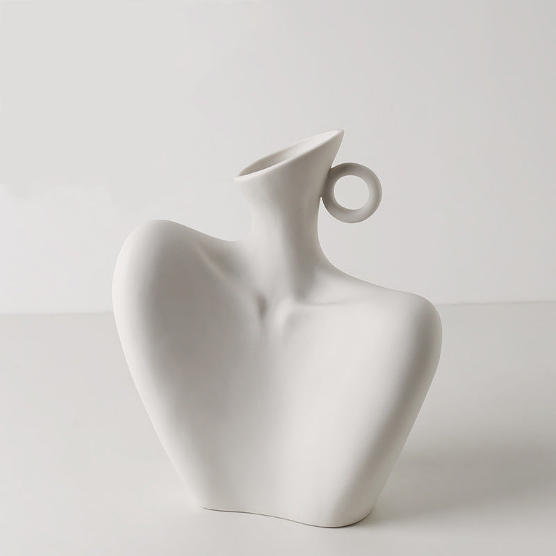Nordic White Porcelain | Glazed Vases & Accents